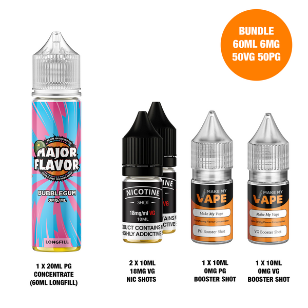 Bubblegum 60ml Longfill - Major Flavor