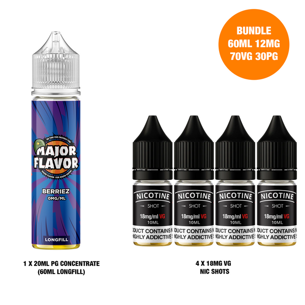 Berriez 60ml Longfill - Major Flavor