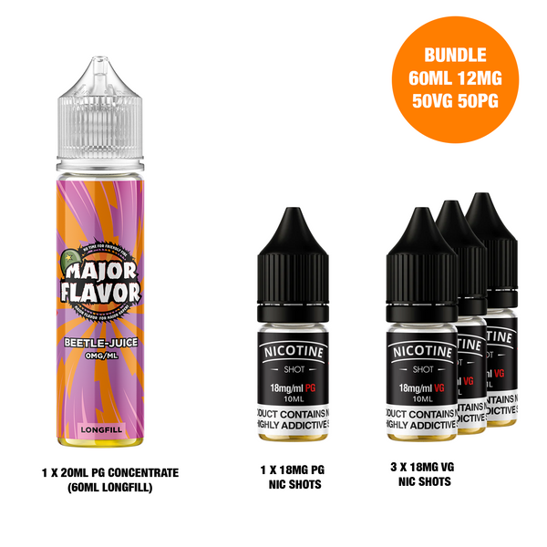 Beetle Juice 60ml Longfill - Major Flavor