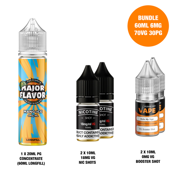 Mangice 60ml Longfill - Major Flavor