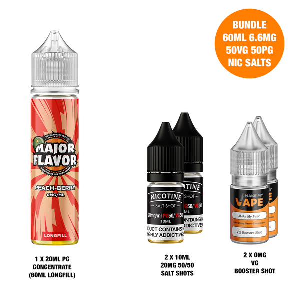 Peach Berry 60ml Longfill - Major Flavor