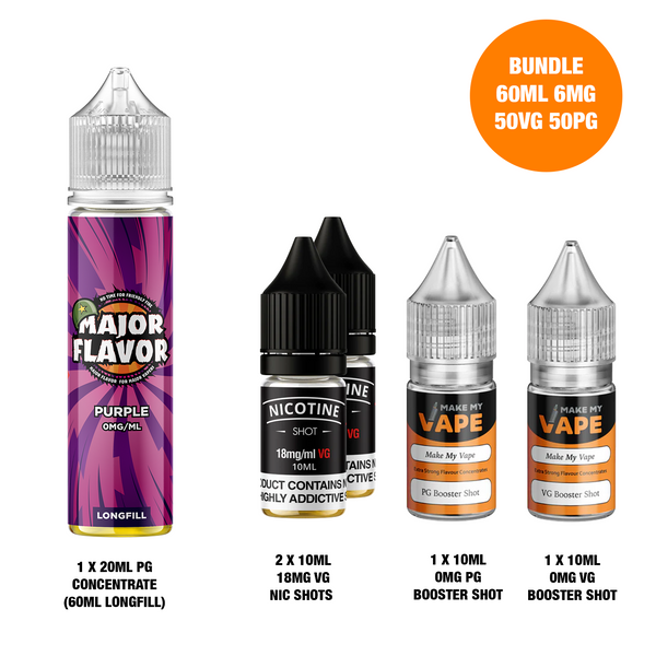 Purple 60ml Longfill - Major Flavor