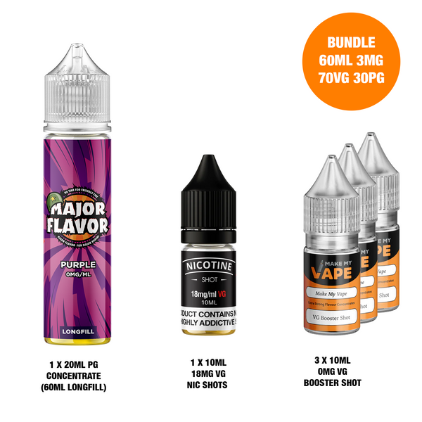 Purple 60ml Longfill - Major Flavor