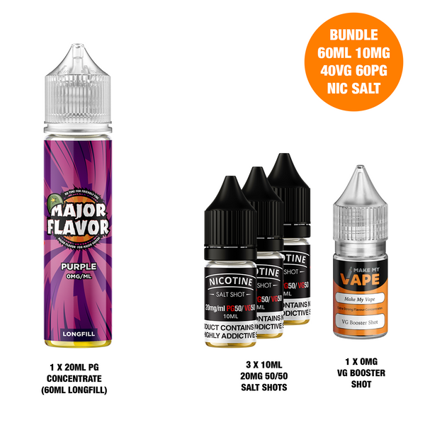 Purple 60ml Longfill - Major Flavor