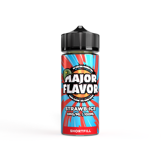 Strawb-Ice 100ml Shortfill - Major Flavor