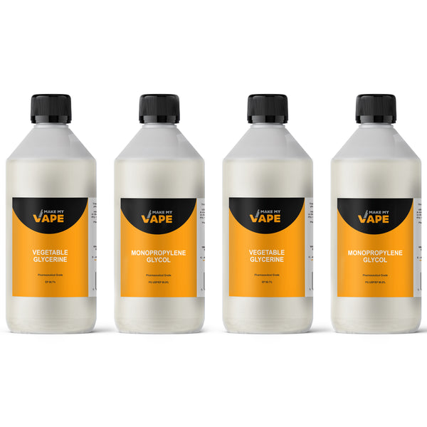 PG & VG Twin E-Liquid Base Pack | Make My Vape PG & VG Twin E-Liquid Base Pack | Make My Vape