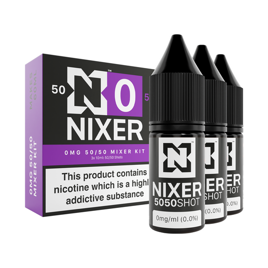 Nixer 0mg Freebase 50/50 Mixer Kit