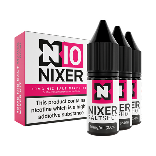 Nixer 10mg Nic Salt Mixer Kit 50/50