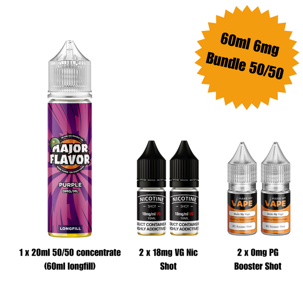 Purple 60ml Longfill - Major Flavor