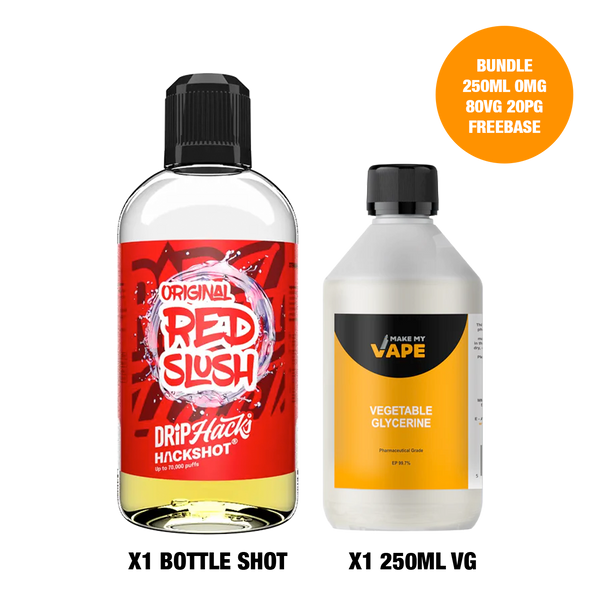 Red Slush - Bottle Shots - Drip Hacks Hackshot - 250ML