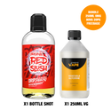 Red Slush - Bottle Shots - Drip Hacks Hackshot - 250ML