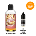 Rhubarb & Custard - Bottle Shots - Drip Hacks Hackshot - 250ML