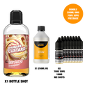 Rhubarb & Custard - Bottle Shots - Drip Hacks Hackshot - 250ML