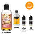 Rhubarb & Custard - Bottle Shots - Drip Hacks Hackshot - 250ML