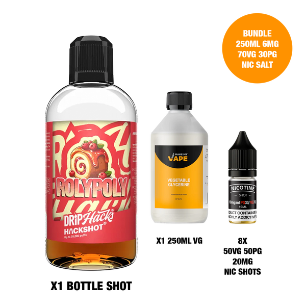 Roly Poly - Bottle Shots - Drip Hacks Hackshot - 250ML