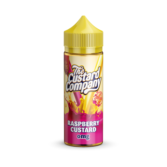 Raspberry Custard 100ml Shortfill 70/30- The Custard Company