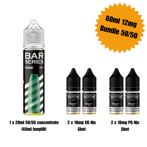 Spearmint 60ml Longfill - Bar Series