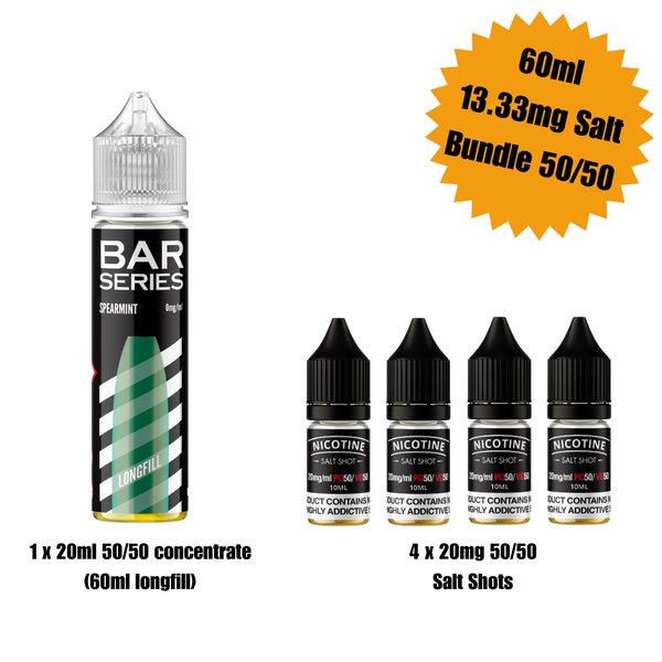 Spearmint 60ml Longfill - Bar Series