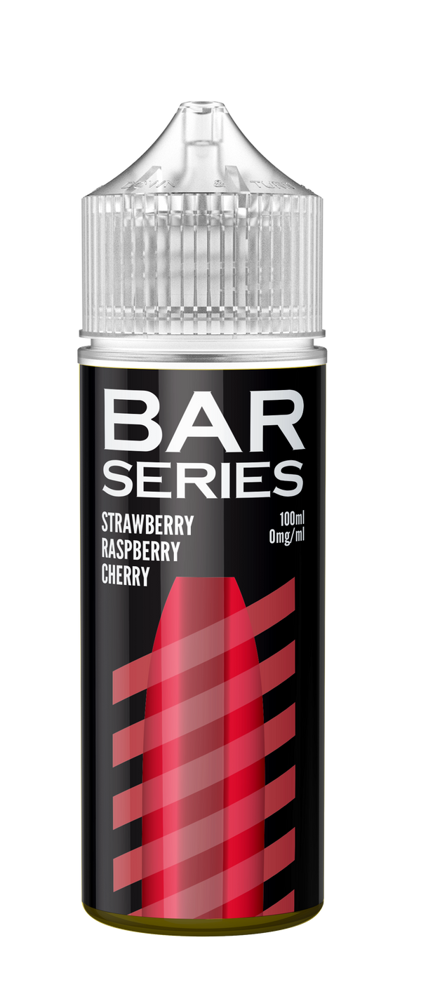 Strawberry Raspberry Cherry 100ml Shortfills - Bar Series