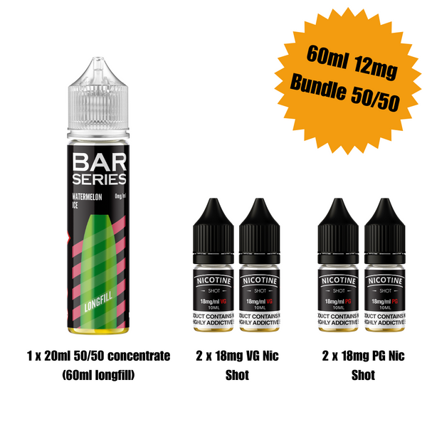 Watermelon Ice 60ml Longfill - Bar Series