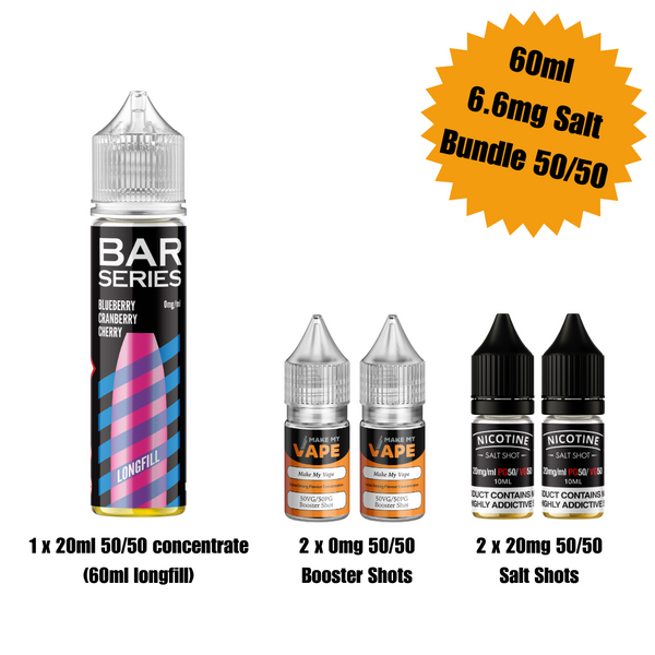 Blueberry Cranberry Cherry 60ml Longfill - Bar Series