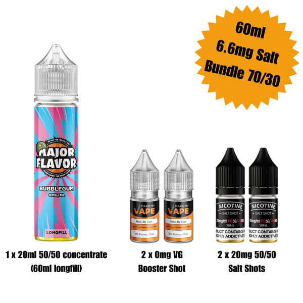 Bubblegum 60ml Longfill - Major Flavor