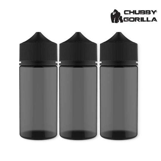 100ml Black Chubby Gorilla V2 Bottles (3pack)