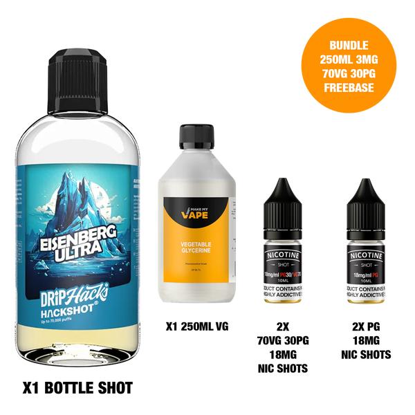Eisenberg Ultra - Bottle Shots - Drip Hacks Hackshot - 250ML