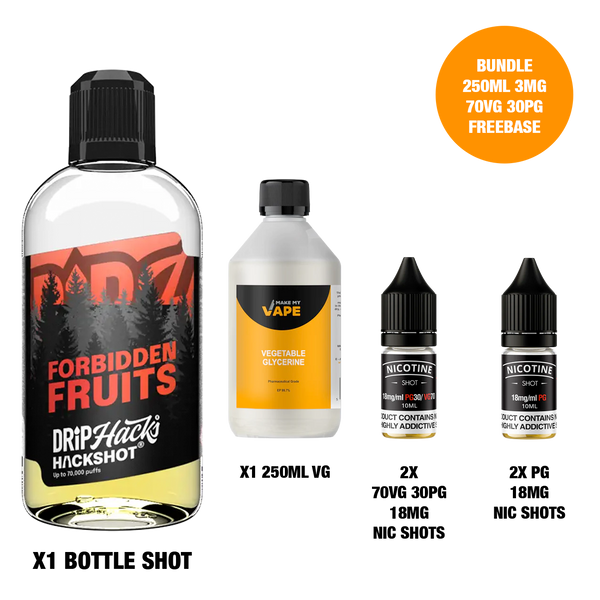 Forbidden Fruits - Bottle Shots - Drip Hacks Hackshot - 250ML