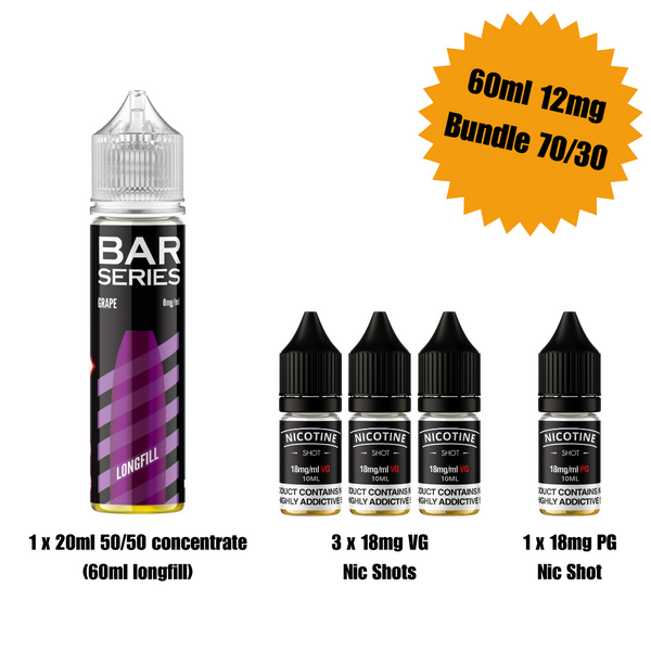 Grape 60ml Longfill - Bar Series