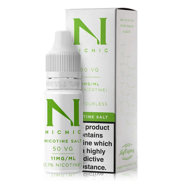 10ml Nicotine Shot By Nic Nic 50VG 11mg salt