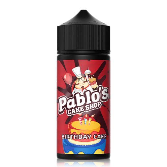 Birthday Cake - Pablo's Cake Shop - Shortfill - 100ml