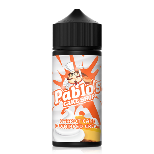 Carrot Cake and Whipped Cream - Pablo's Cake Shop - Shortfill - 100ml