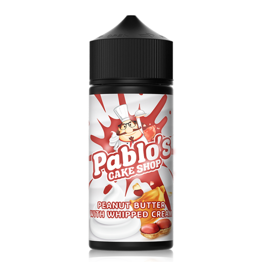 Peanut Butter with Whipped Cream - Pablo's Cake Shop - Shortfill - 100ml