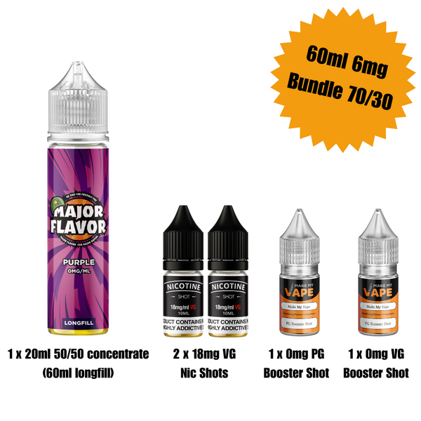 Purple 60ml Longfill - Major Flavor