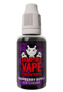 Raspberry Ripple Ice Cream - Vampire Vape - Concentrate - 30ml