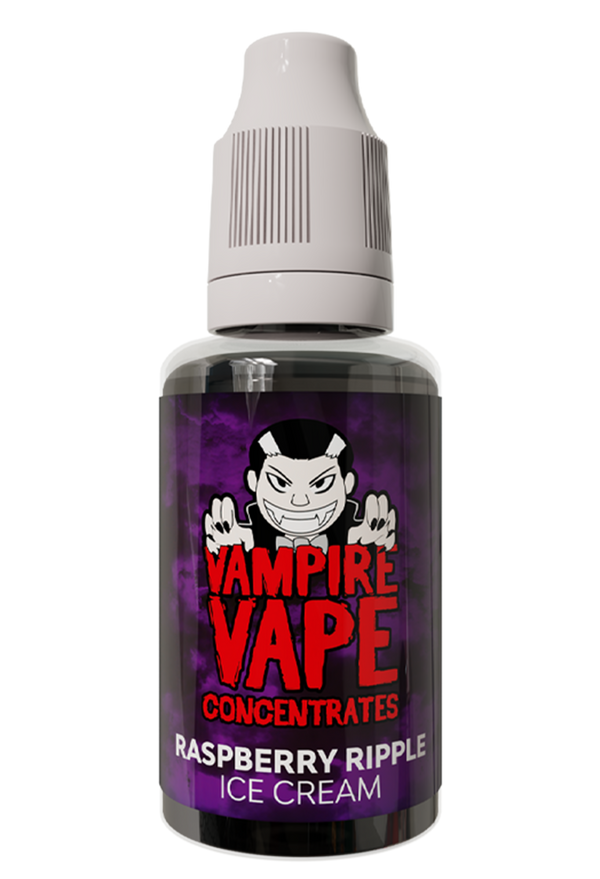 Raspberry Ripple Ice Cream - Vampire Vape - Concentrate - 30ml