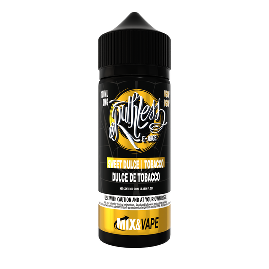 DULCE DE TOBACCO - RUTHLESS VAPOR - 120ML SHORT FILL
