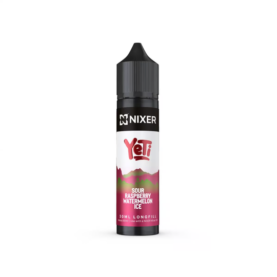 Sour Raspberry Watermelon Ice 30ml/60ml Longfill - Nixer X Yeti