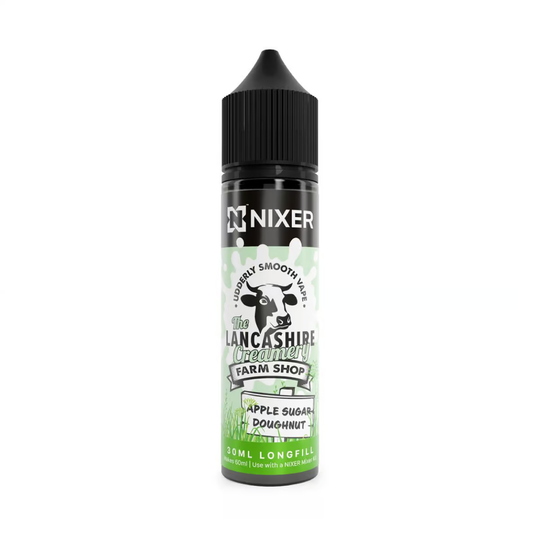 Apple Sugar Doughnut 30ml/60ml Longfill - Nixer X The Lancashire Creamery