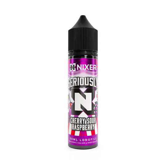Cherry Sour Raspberry 30ml/60ml Longfill - Nixer X Seriously